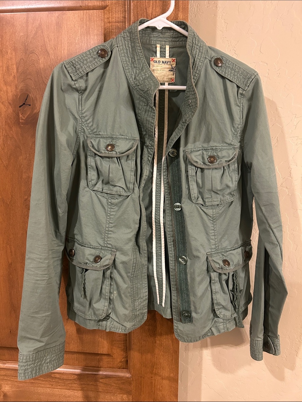 Old Navy Olive Green Utility Jacket